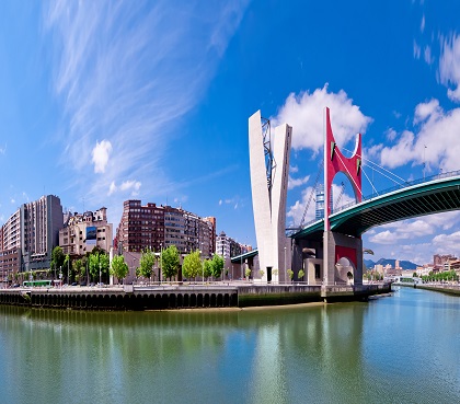 Genieten van het zonnige Bilbao