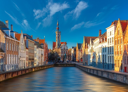 Brugge uitzicht op gracht